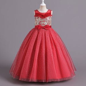6623 Kids' Girls' Princess Dress Perfect for Birthdays Parties and Special Occasions Summer