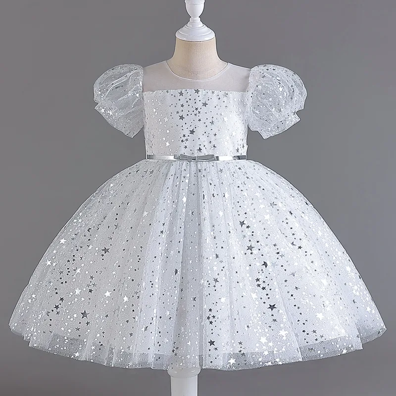 M7603 Kids' Girls' Dress Perfect for Birthdays Parties and Special Occasions - Image 5