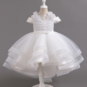 8319 Glistening Girls' Kids Dress