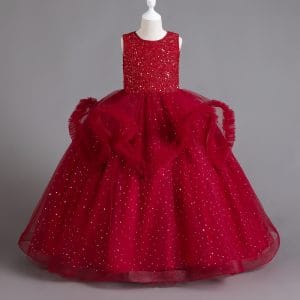 Alternative view of 6631 Kids' Girls' Princess Dress Perfect for Birthdays Flower Girl Parties and Special Occasions
