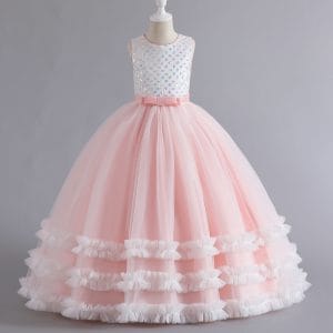 Alternative view of 6629 Kids' Girls' Princess Dress Perfect for Parties Birthdays Ceremonies and Special Occasions