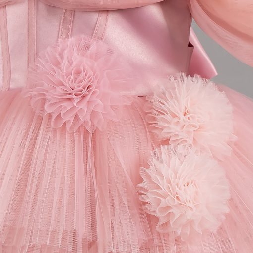1347 Girls Princess Tulle Dress - Image 9