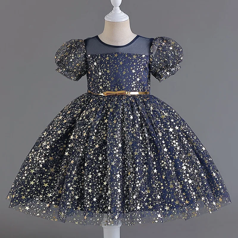 M7603 Kids' Girls' Dress Perfect for Birthdays Parties and Special Occasions - Image 10