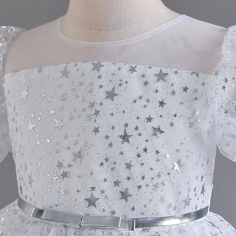 M7603 Kids' Girls' Dress Perfect for Birthdays Parties and Special Occasions - Image 12