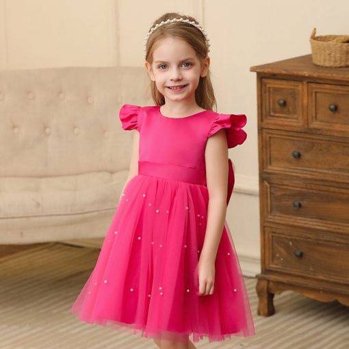 A138 Children's Princess Dress for Girls Birthday Party Dress - Image 16