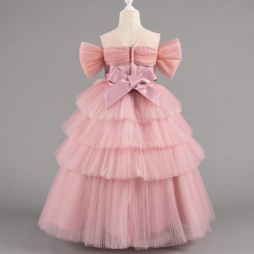 1347 Girls Princess Tulle Dress - Image 3