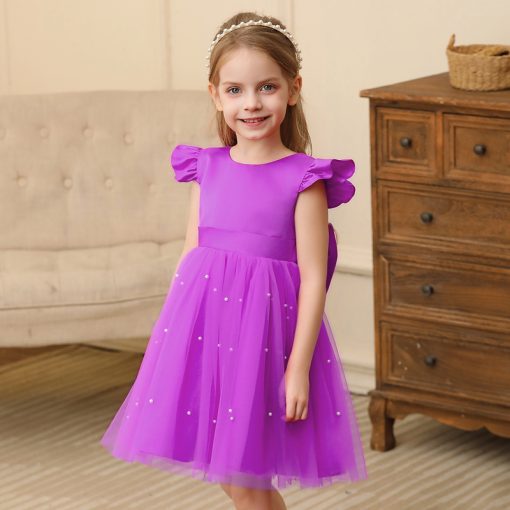 A138 Children's Princess Dress for Girls Birthday Party Dress - Image 21