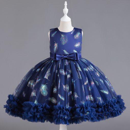 C307 Summer Sleeveless Tutu Kids Dress for Girls Lightweight Tulle Skirt - Image 5