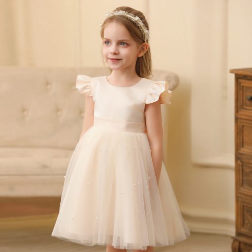 A138 Children's Princess Dress for Girls Birthday Party Dress - Image 6