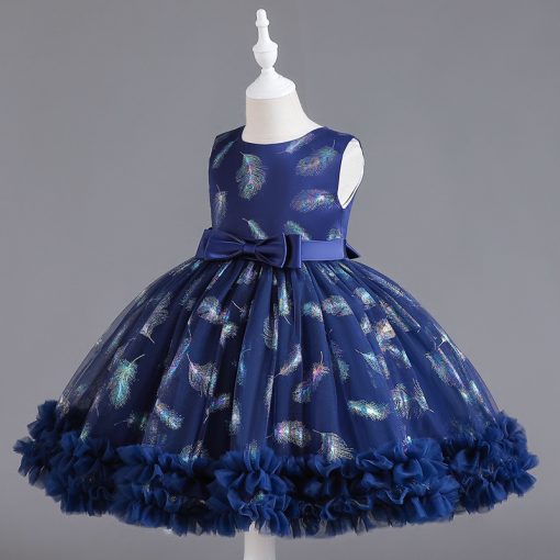 C307 Summer Sleeveless Tutu Kids Dress for Girls Lightweight Tulle Skirt - Image 6