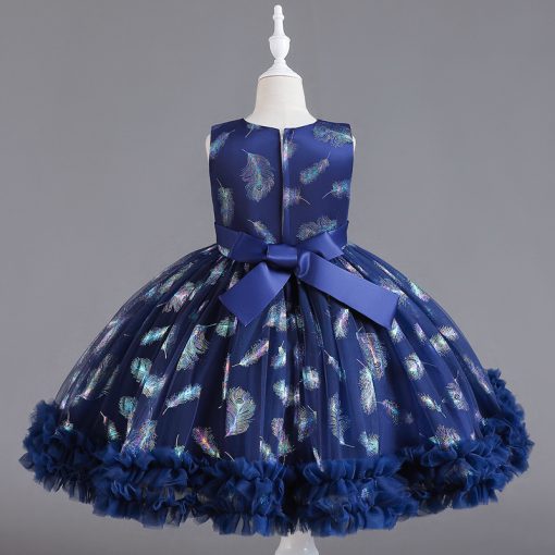 C307 Summer Sleeveless Tutu Kids Dress for Girls Lightweight Tulle Skirt - Image 7