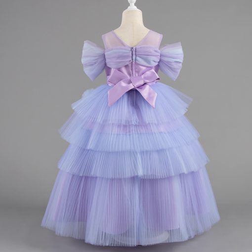 1347 Girls Princess Tulle Dress - Image 5