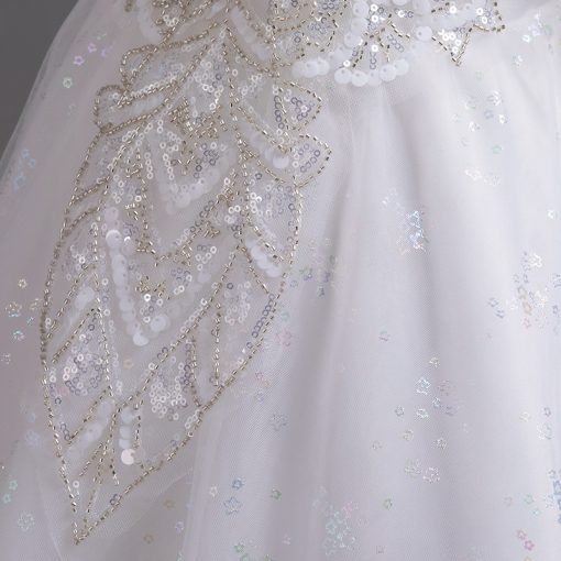 F08 Kids' Girls' Princess Dress – Perfect for Birthdays Flower Girl Parties and Special Occasions - Image 9