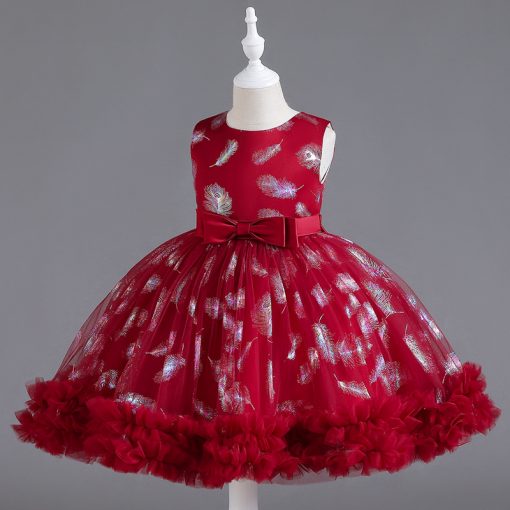 C307 Summer Sleeveless Tutu Kids Dress for Girls Lightweight Tulle Skirt - Image 9