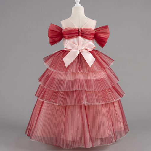 1347 Girls Princess Tulle Dress - Image 7